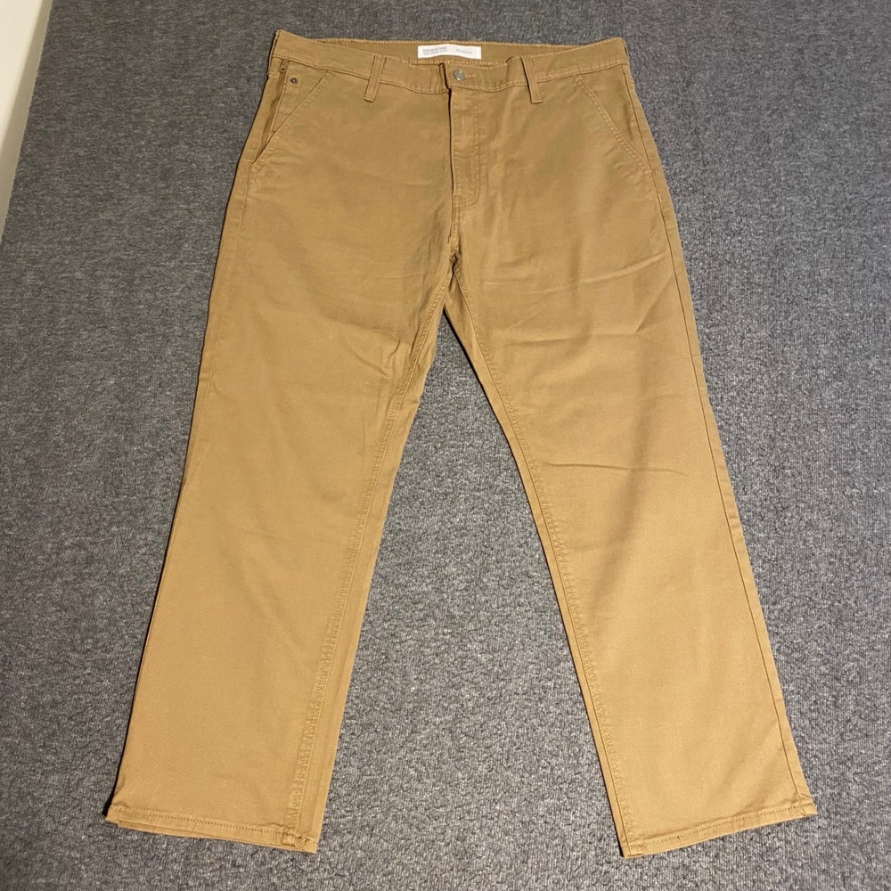 Signature by Levi Strauss S67 Athletic Fit Khaki Pants Tan 38x29 S40196
